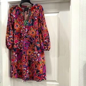 Johnny Was Eyes On You Poplin Mini Dress